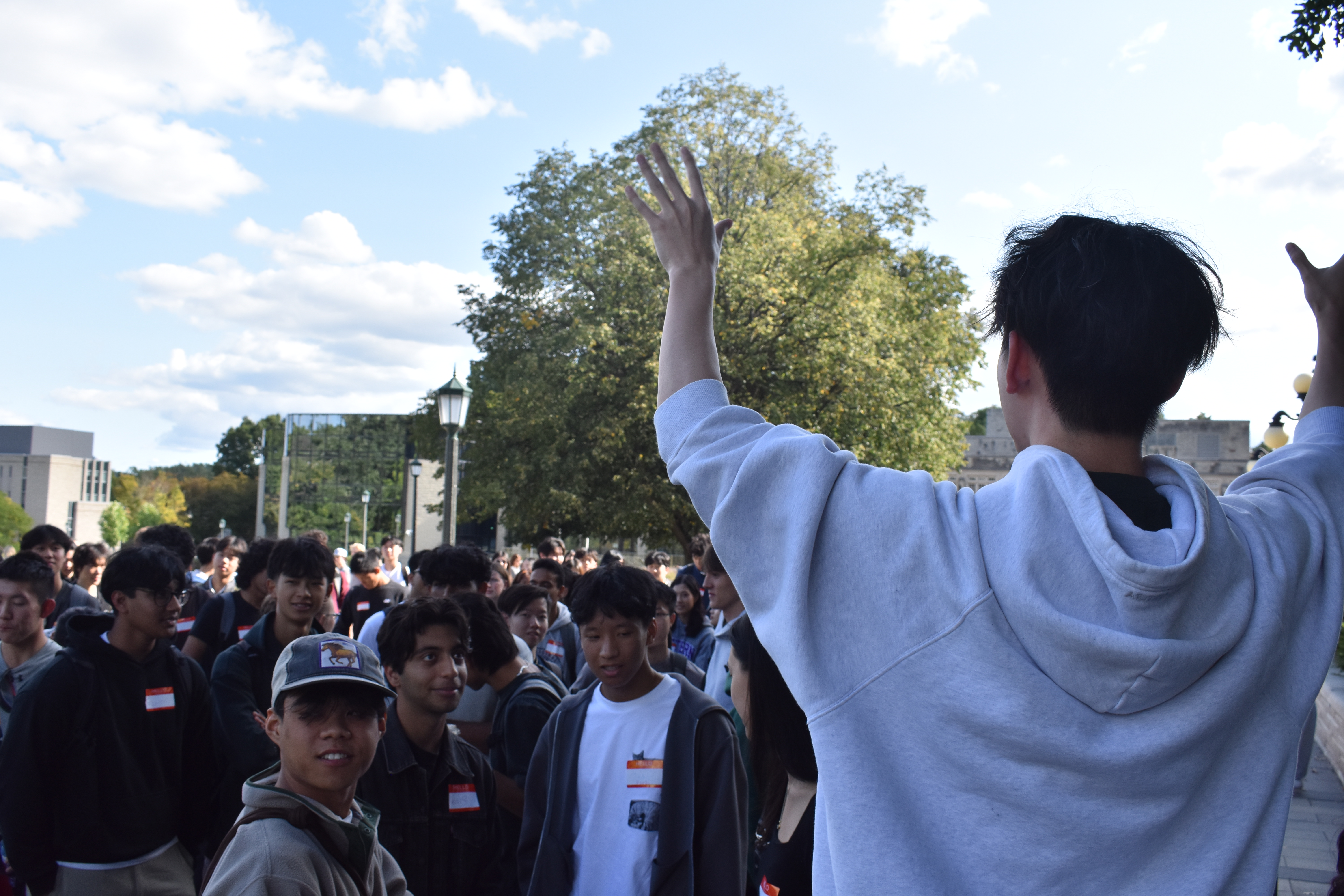 WDS Spark event participants presenting their project.